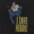 thumbnail image 2 of DC Comics T-Shirt I Love Nerds Unisex Graphic Tee For Men & Women, 2 of 7