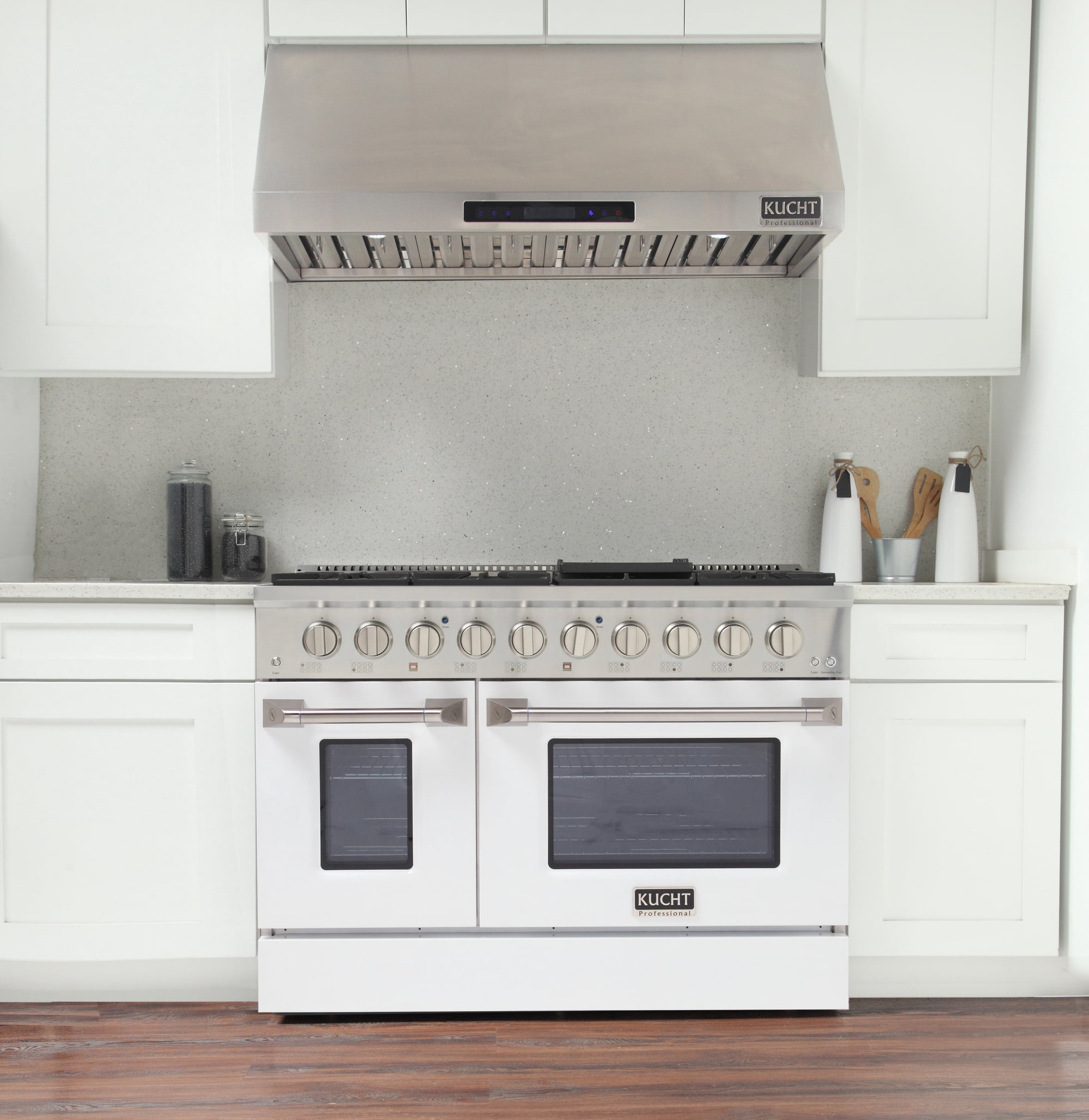 48 in. 6.7 cu. ft. Dual Fuel Range for Natural Gas in White