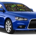 thumbnail image 4 of Balery Carnival Mardi Gras3 Print Car Windshield Sun Shade,Windshield Sunshade for Car Pickup Truck SUV Accessories-Medium, 4 of 7