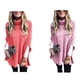 thumbnail image 4 of Suéter de punto para mujer, chal trenzado de Color sólido, chal de otoño, fiesta, viaje, oficina, negocios, jersey, ropa para niñas Prendas para la parte del cuerpo Púrpura claro METRO Jumpingount AP013735-09, 4 of 6