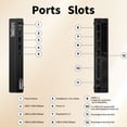 thumbnail image 3 of Lenovo ThinkCentre M75q MFF Business Desktop, AMD Ryzen 3 8350U, 8GB DDR5, 256GB SSD, Windows 11 Pro, 3 of 7