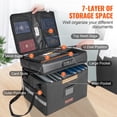 thumbnail image 4 of BENTISM Fireproof Document Box 2000℉, Fireproof Document Bag with 3 Storage Layers, 390 x 315 x 355 mm, Fireproof Wallet, Wallet, Large Briefcase, Money Storage, Documents, Money, Passport, Bank File, 4 of 9