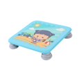 thumbnail image 3 of Cama de del trampolín para niños con base sin deslizamiento mini tablero de trampolín cuadrado Rebounder portátil Trampolín para interiores al Azul, 3 of 8