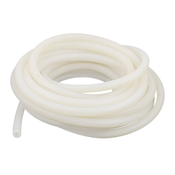 Tubo de silicona translúcido de 4 mm x 8 mm, manguera de bomba de agua y aire de 5 metros (16 pies) de largo
