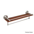 thumbnail image 5 of Prestige Regal Collection IPE Ironwood Shelf with Gallery Rail and Towel Bar - Venetian Bronze / 22 Inch, 5 of 5