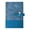 Blue, variant on A5 Reusable Notebook Leather Journal, 224 Pages Lined Writing Diary with Metal Buckle Closure, Business Notebook for Office Travel, Coffee