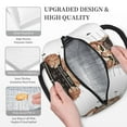 thumbnail image 3 of Lukts Cat Holding Mugshot Sign Print Portable Lunch Bag, Lunch Bag Picnic Bag - Waterproof, Heat-insulating and Cold-insulating, Suitable for School, Work, 3 of 6