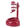 thumbnail image 1 of Kit de Distributeur d'Eau Debout pour Chien à Hauteur Réglable, Conception Intelligente Haute Stabilité Grande Capacité Distributeur d'Eau Debout pour Animaux de Compagnie d'Intérieur Rouge, 1 of 7