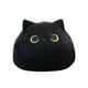 thumbnail image 2 of Muñeco de gato, juguete de peluche de gato negro, almohada de peluche con diseño aerodinámico, 2 of 9