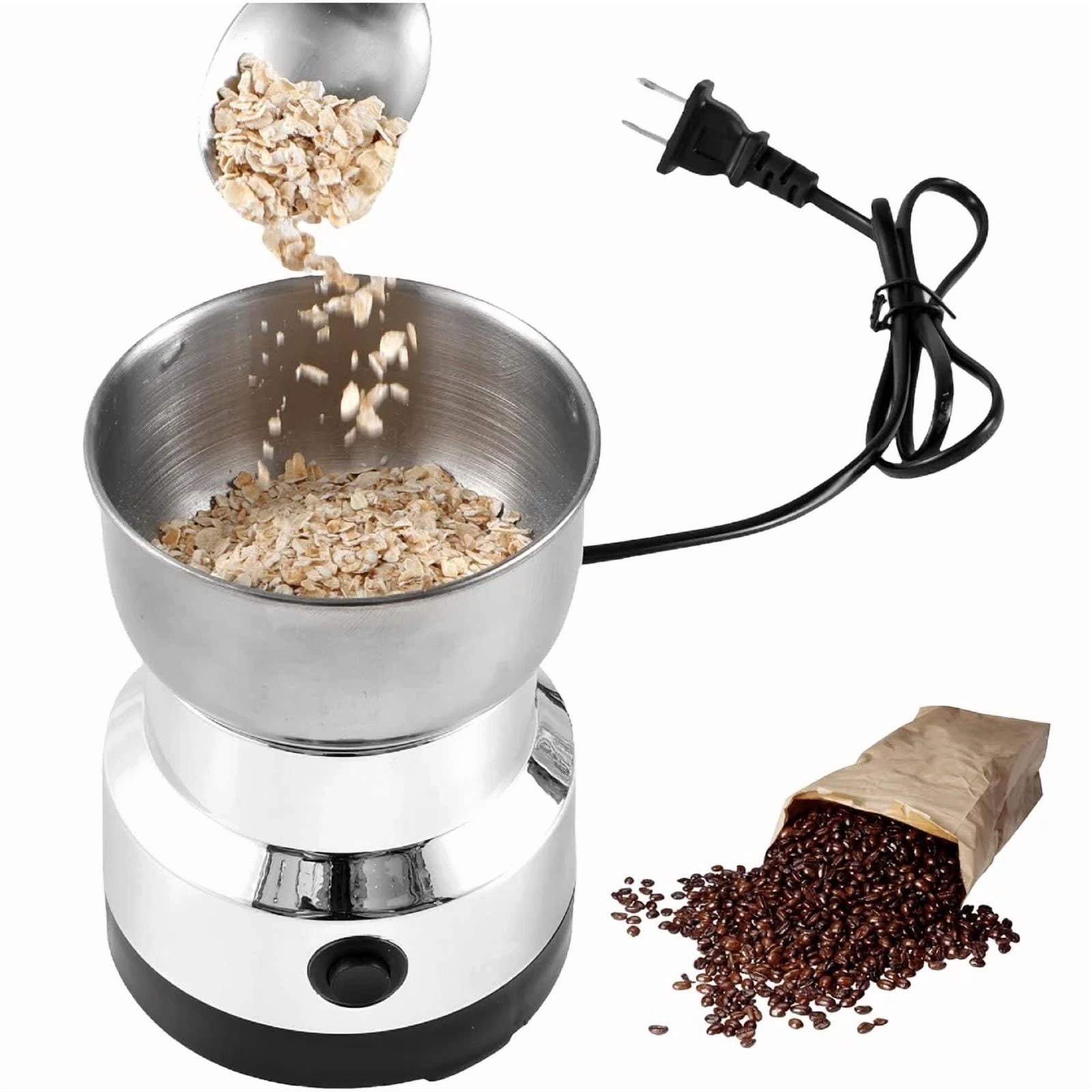 Electric Coffee Bean Grinder Nut Seed Herb Grind Spice Crusher Mill Blender New