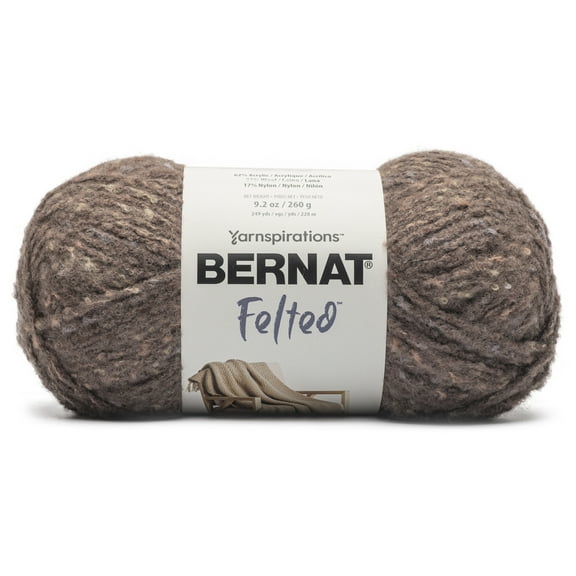 Bernat Felted Yarn-Cappuccino Fleck