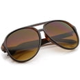 thumbnail image 5 of sunglassLA - Retro Large  Blue Blocking Lens Aviator Sunglasses 60mm - 60mm, 5 of 5