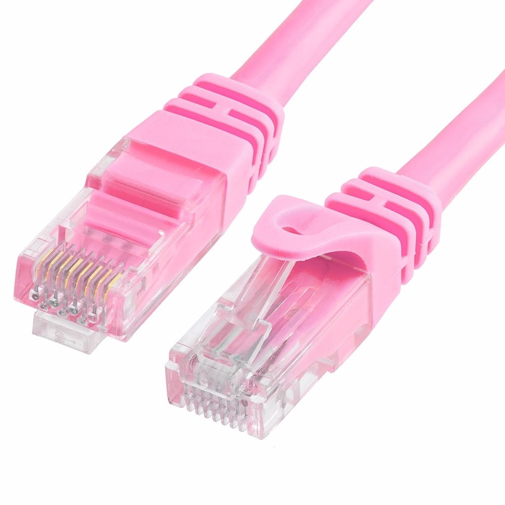 Cmple CAT 6 500MHz UTP LAN NETWORK CABLE w 100 FT Pink