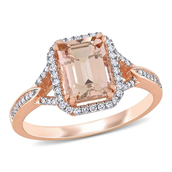 Everly Women's Morganite 14K Rose Gold Engagement Ring