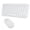 White, variant on LEHOZIHEQ Wireless Keyboard and Mouse Combo, Mini Cordless Computer Keyboard and Mouse Set, Silent Adjustable, Quiet Click, Lag-Free for Computer, Laptop, PC