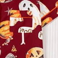 thumbnail image 6 of TGPMGRZ Womens Halloween Sleepwear Cute Short Sleeve Shirts Relaxed Fit Shorts Halloween Night Outfit, 6 of 9