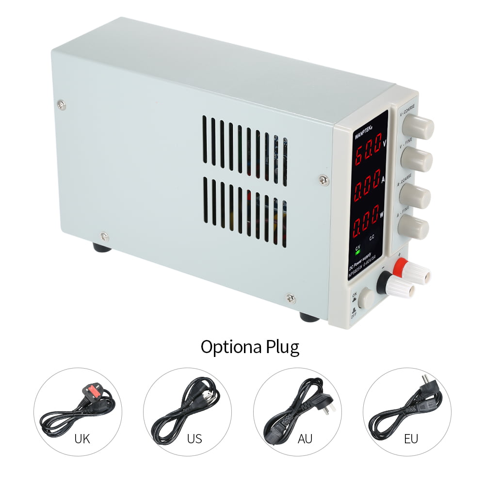 WANPTEK NPS605W 0-60V 0-5A Switching DC Mini Power Supply 3 Digits Display 