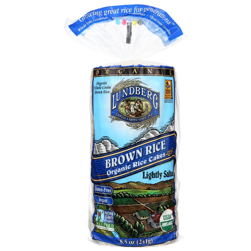 Lundberg Family Farms Rice Cake Brown Saltd, 8.5 Oz