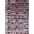 thumbnail image 1 of Ahgly Company Indoor Rectangle Mid-Century Modern Purple Oriental Area Rugs, 2' x 4', 1 of 6