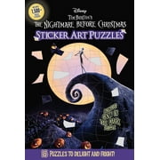 ARIE KAPLAN Sticker Art Puzzles: Disney Tim Burton's The Nightmare Before Christmas Sticker Art Puzzles (Paperback)