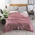 thumbnail image 2 of Manta suave de lana para bebé, mantas envolventes para ropa de cama de cuna, guardería y seguridad (200*230 cm, rosa polvoriento), 2 of 5