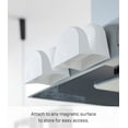 thumbnail image 4 of Yamazaki Home Magnetic Pot Holders - Set of 2, White, Silicone, Magnetic, Dishwasher Safe, 4 of 7
