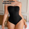 thumbnail image 5 of Bovxnpu Womens Strapless Seamless Bodysuits Shaping Top Bottoms, 5 of 9