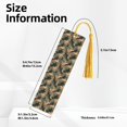 thumbnail image 3 of Kdxio Camouflage Rabbit Print Metal Tassel Bookmarks,Perfect Gift for Art Lovers and Bookworms Metal Bookmarks for Women, 3 of 8