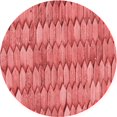 thumbnail image 1 of Ahgly Company Tapis Rond Lavable en Machine Intérieur Rouge Rubis, 4 Pieds Rond, 1 of 7