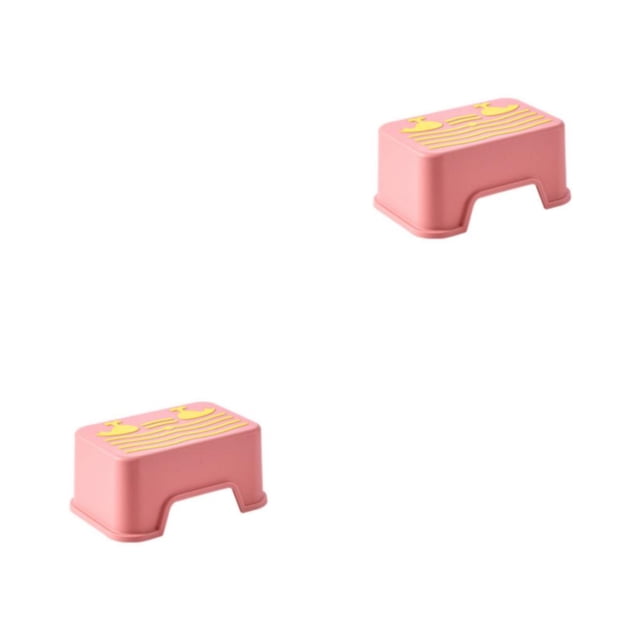 Advancent Taburete De Soporte De Altura Para Niños - Artículos De Soporte De Altura Multiusos Y Seguros Artículos Para El Hogar Reposapiés rosa una sola capa 2piezas
