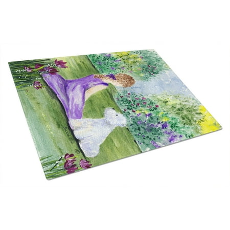 

Caroline s Treasures SS8246LCB Westie Glass Cutting Board Large 12H x 16W multicolor