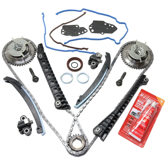 Timing Chain Kit Compatible with 2005-2010 Ford F-250 Super Duty 2005-2014 Lincoln Navigator 8Cyl 5.4L