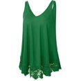 thumbnail image 2 of HSHDLDF Plus Size Swing Lace Flowy Tank Top for Women, 2 of 3