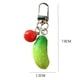 thumbnail image 3 of Simulación de pepino, verduras y frutas Colgante de resina Plátano Uva Llavero Colgante Adorno, 3 of 3
