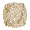thumbnail image 2 of Fundas elásticas para sillas de oficina de licra, lavables y extraíbles, protector de muebles para silla Beige, 2 of 8