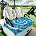 thumbnail image 5 of Golf Cart Seat Covers Towel Tie-dye 100% Microfiber 51"x31" Golf Cart Seat Blanket Cushions Golf Accessories Universal Fit for Club Car EZGO Yamaha Precedent 2-Seat Golf Carts, 5 of 9