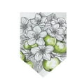thumbnail image 6 of Green Apple Flowers Garden Flag 18" x 12.5" Double Sided Yard Lawn Outdoor Decor Small Yard Flags, 6 of 6