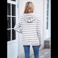 thumbnail image 4 of Camisas de Larga para Mujer, Sudaderas con Capucha y Bolsillo Tipo Canguro, Sudaderas de Otoño. Gris M, 4 of 10