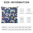 thumbnail image 5 of SHANXI Throw Pillow Covers Decorative - Video Controller Pillow Covers Blue White Room Pillow Case Pillowcases Party Bedroom Home Decor for Boy Girl 22x22in, 5 of 5