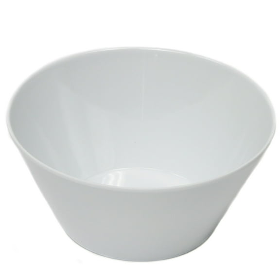 Chef Craft Classic Melamine Salad Bowl, 6 inches in Diameter 20 Ounce Capacity, White