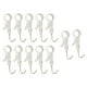thumbnail image 1 of Ganchos para barra de armario, ganchos multiusos, fácil instalación, colgador compacto para armario de dormitorio 12 piezas, 1 of 9