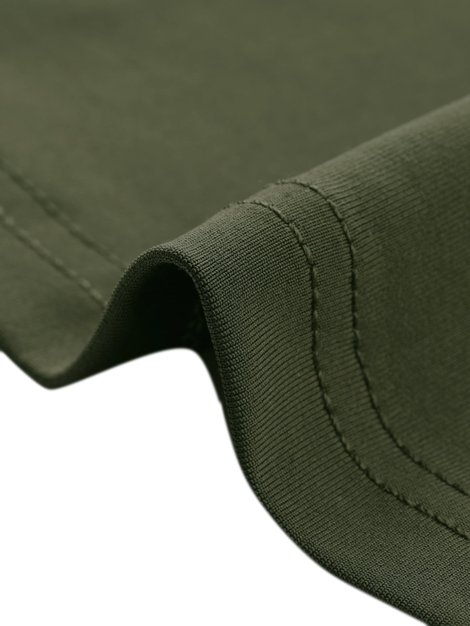 DARING DIVA Women's Stylish V Neck Cinched Waist Ruffle Sleeve Blouse M Dark Green