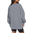 thumbnail image 3 of 2023 Chandails de Noël pour Femmes en Liquidation Col Rond Mode Décontractée Manches Longues Imprimé de Noël Chandails Blouse, 3 of 5