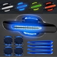thumbnail image 2 of 8 Piezas (4 Pegatinas De Manija De Puerta + Para) Propósito 3d Fibra De Carbono De Coche Resistentes A Los Arañazos Seguridad Del Tira Reflectante huangjie unisex, 2 of 2
