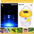 thumbnail image 2 of Wasp Traps Outdoor Hanging, 2 Pack Solar-Powered Wasp Trap, Yellow Jacket Trap, Bee Trap for Outdside with LED Light, Flying Insects Killer, Effective and Reusable Wasp Trap for Outdoors, 2 of 6