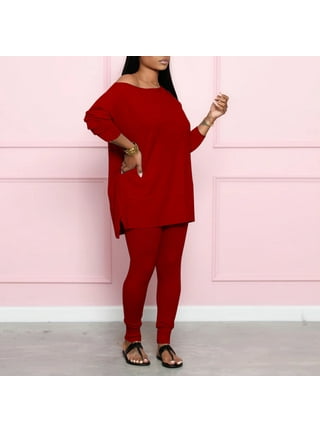 Red Pant Suits Women
