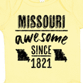 thumbnail image 4 of Inktastic Missouri Awesome Since 1821 Boys or Girls Baby Bodysuit, 4 of 5