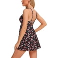 thumbnail image 4 of Liquidation! NMMUED Robe de Bain, Maillot de Bain Deux Pièces pour Femmes, Maillots de Bain Dos Nu pour Femmes, Maillot de Bain pour Femmes, Maillots de Bain à Col en V pour Femmes, Brun TG, 4 of 7