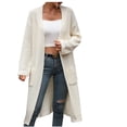 thumbnail image 2 of GaThRRgYP Womens Cardigans Light Weight,Women's Fashion Casual Color Long Sleeve Cardigan Clearance, 2 of 9