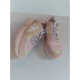 thumbnail image 3 of Sneakers Fashion Chunky Platform Pastel Pink Neon Trim Athletic Shoes, 3 of 6
